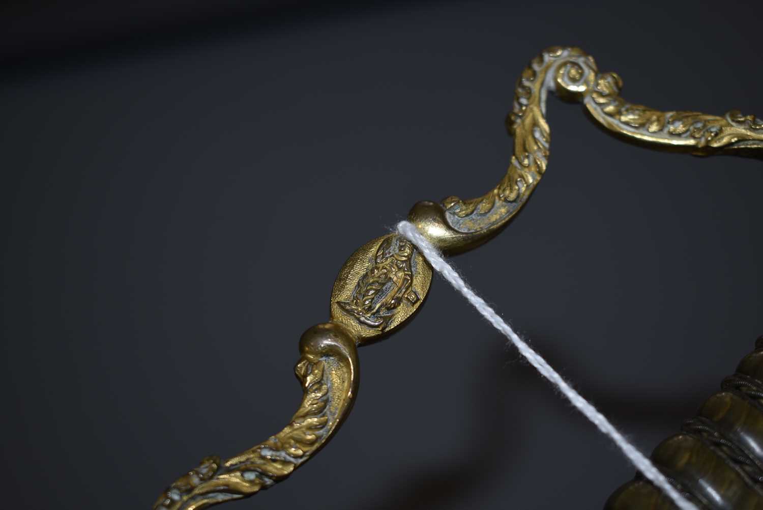 AN ORNATELY MOUNTED GEORGIAN NAVAL OFFICER'S SWORD, - Image 4 of 18