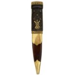 AN ORDNANCE MARKED BLACK WATCH SGIAN DUBH,