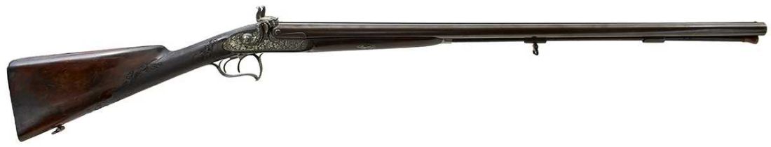 A FINE QUALITY 14-BORE DOUBLE BARRELLED ITALIAN SPORTING GUN,