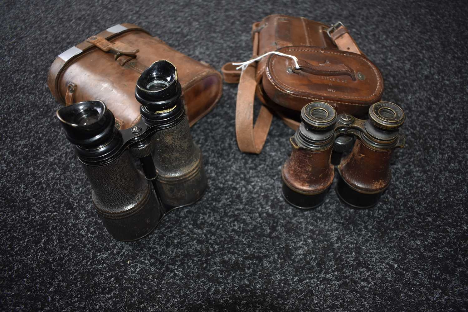 A CASED PAIR OF BRITISH MKV FIRST WORLD WAR BINOCULARS, - Image 3 of 11