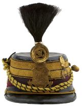 AN AUSTRO-HUNGARIAN VETERAN'S SHAKO,