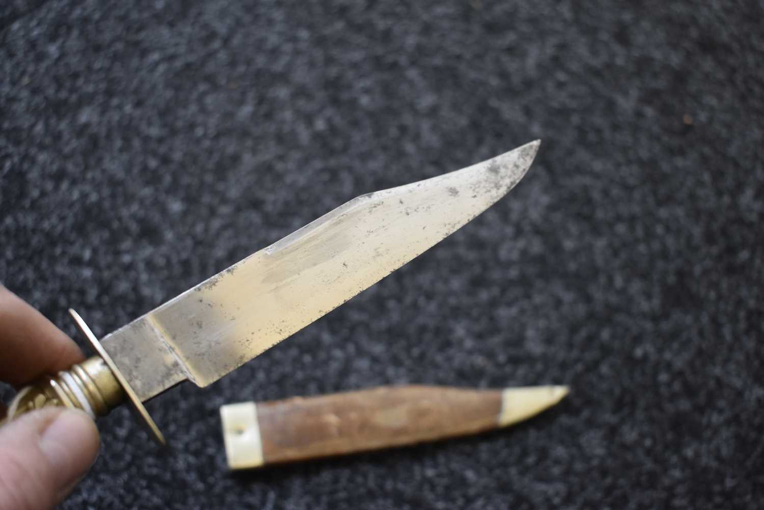 A BOWIE KNIFE BY LINGARD, - Image 9 of 9