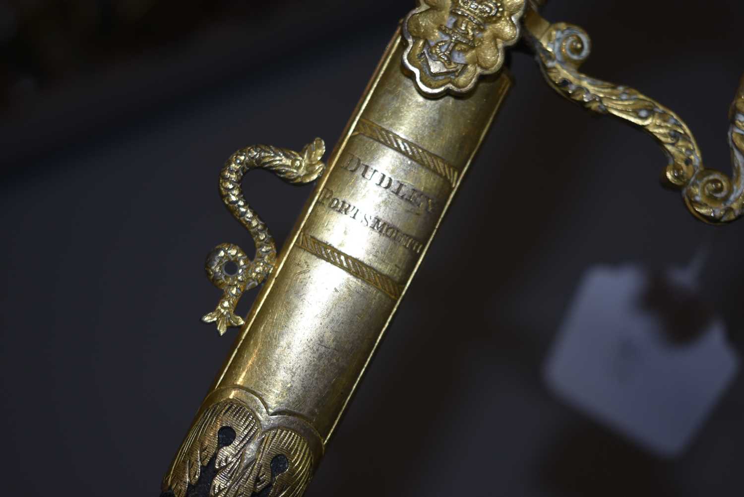 AN ORNATELY MOUNTED GEORGIAN NAVAL OFFICER'S SWORD, - Image 12 of 18