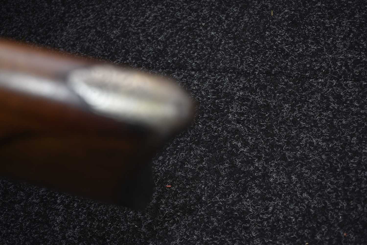 A 22-BORE DOUBLE BARRELLED FLINTLOCK SPORTING GUN, - Image 9 of 12