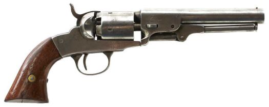 A .31 CALIBRE FIVE-SHOT PERCUSSION HOPKINS & ALLEN POCKET REVOLVER,