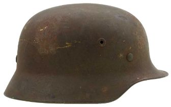 A THIRD REICH KRIEGSMARINE M1940 HELMET,