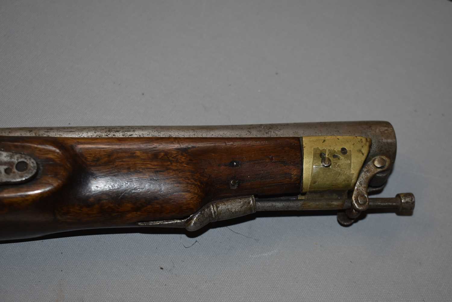 A .650 CALIBRE INDIAN SERVICE TYPE PISTOL, - Image 3 of 10