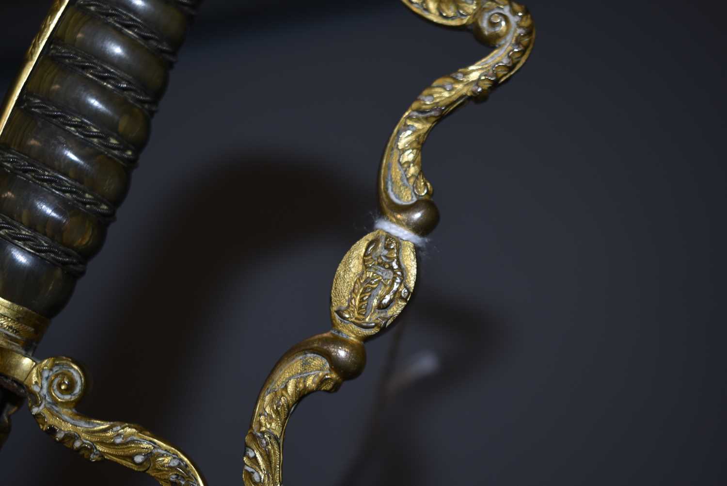 AN ORNATELY MOUNTED GEORGIAN NAVAL OFFICER'S SWORD, - Image 11 of 18