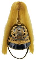 A RARE GVR KING'S OWN NORFOLK IMPERIAL YEOMANRY HELMET,