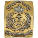 AN OFFICER'S SHOULDER BELT PLATE TO THE 68TH REGIMENT (DURHAM LIGHT INFANTRY),