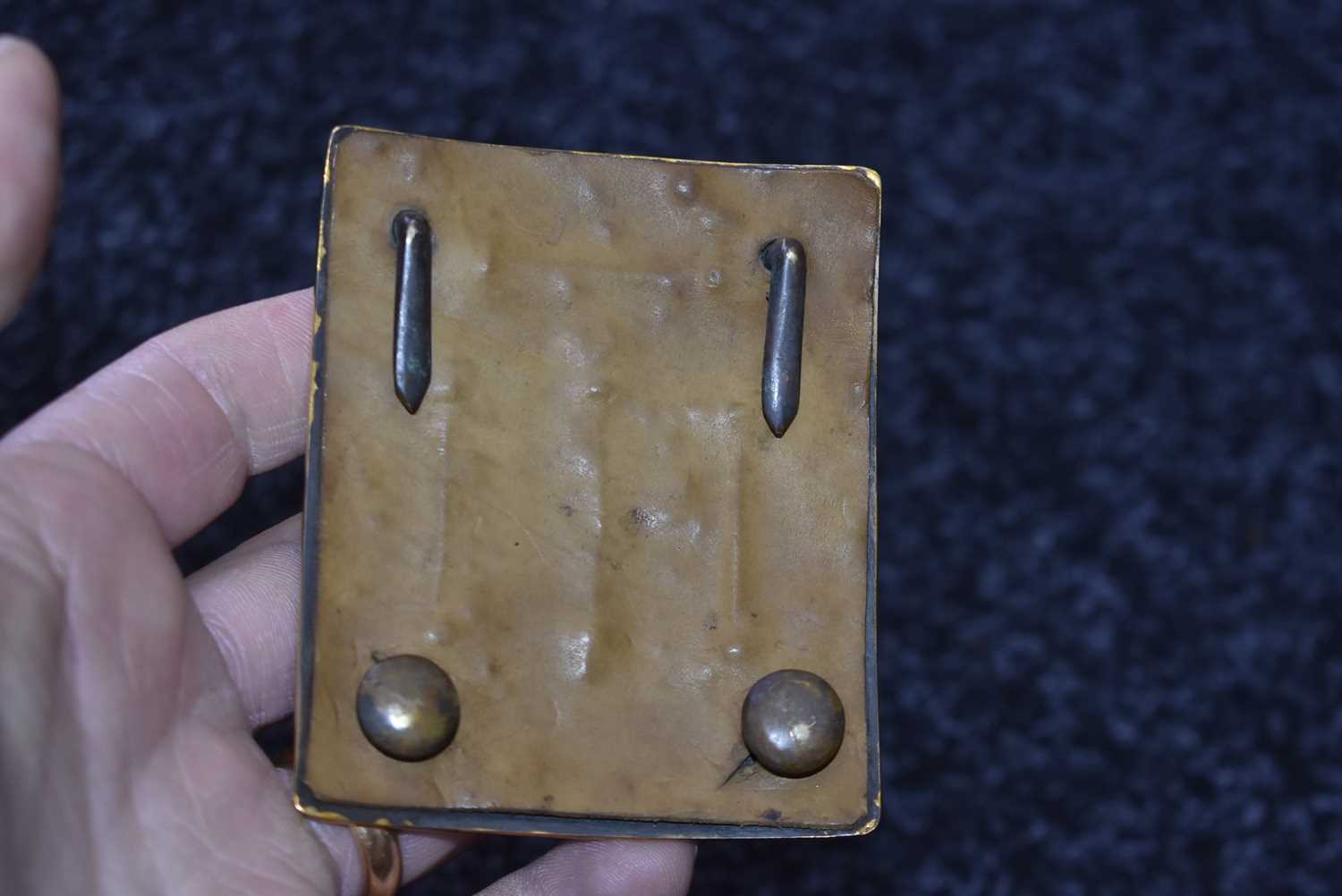 AN OFFICER'S SHOULDER BELT PLATE TO THE 1ST WEST INDIA REGIMENT, - Image 4 of 6