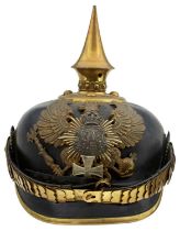 AN ANHALT RESERVE OFFICER'S PICKELHAUBE,