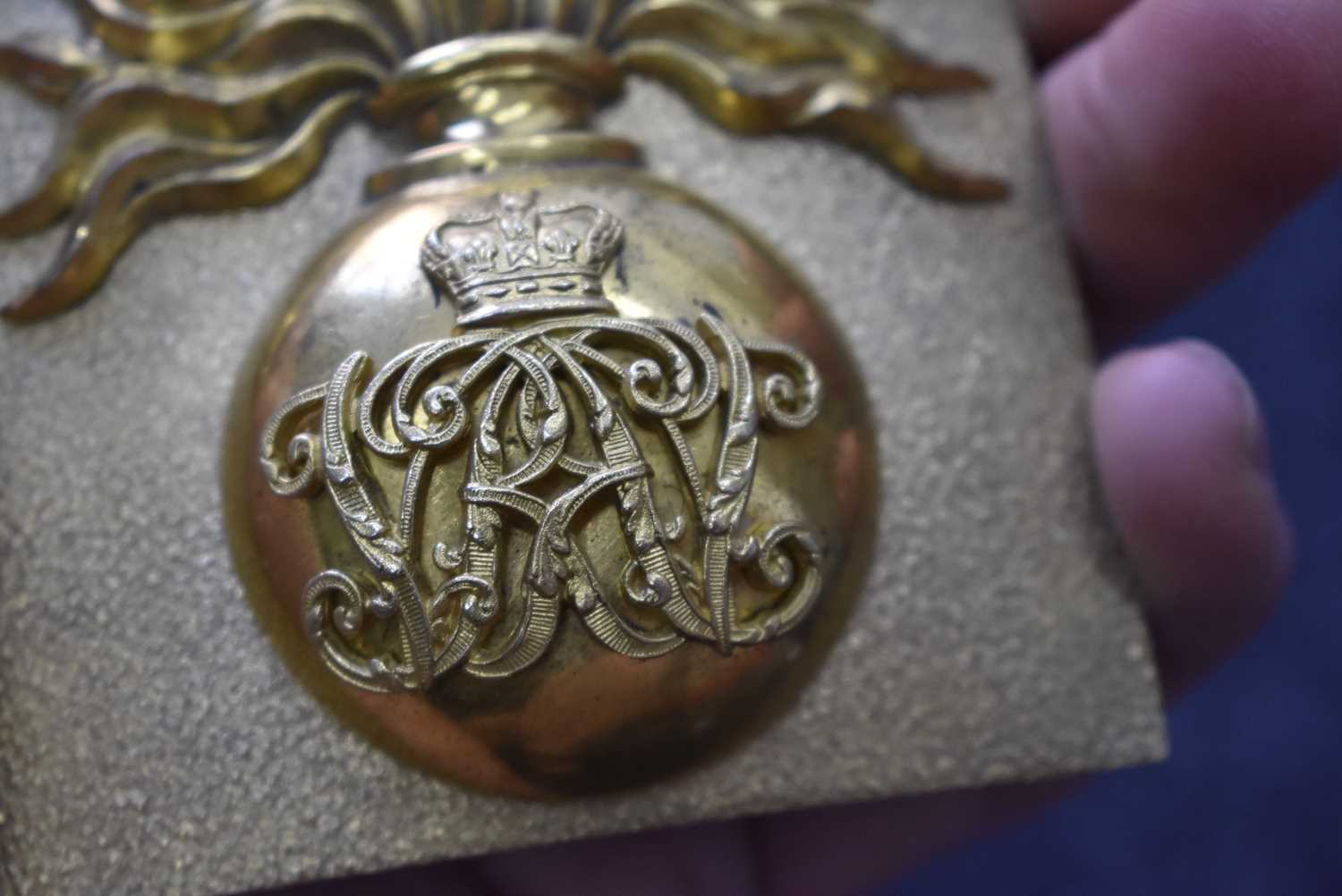 AN OFFICER'S SHOULDER BELT PLATE TO THE GRENADIER GUARDS, - Image 5 of 6