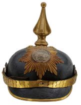 A RARE MECKLENBURG-SCHWERIN OFFICER'S PICKELHAUBE,