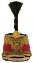 AN AUSTRIAN HUSSARS SHAKO,