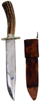 A VICTORIAN BOWIE KNIFE BY UNDERWOOD,