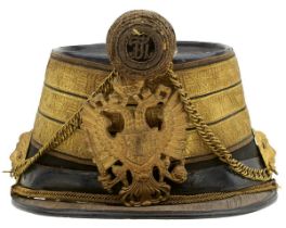 AN AUSTRIAN OFFICER'S SHAKO,