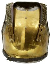 A FRENCH CARABINIER'S BREAST AND BACK PLATE ENSEMBLE,