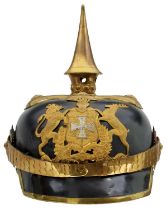 A GOOD WURTTEMBERG RESERVE OFFICER'S PICKELHAUBE,