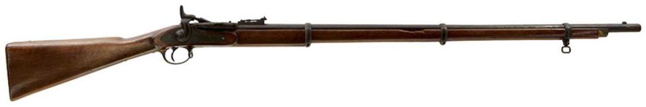 A .577 OBSOLETE CALIBRE SNIDER THREE-BAND ENFIELD RIFLE,