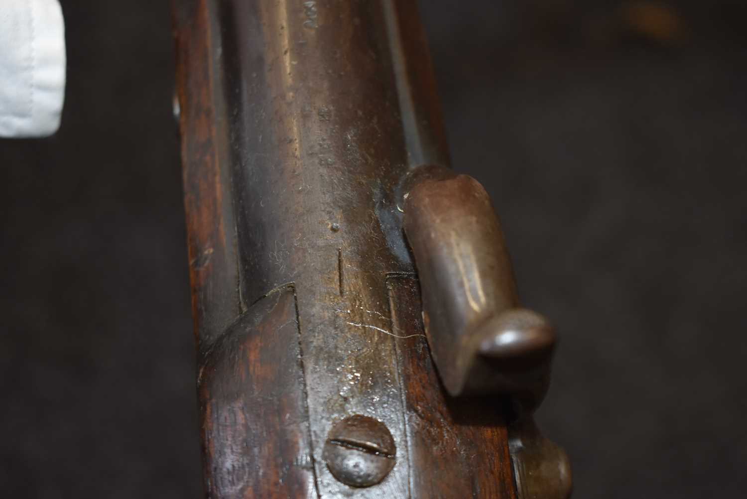 A .758 CALIBRE PATTERN 1842 PERCUSSION SEA SERVICE RIFLED MUSKET, - Image 6 of 11
