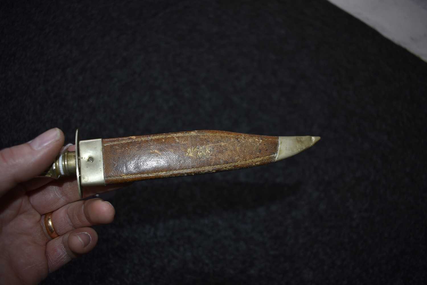 A BOWIE KNIFE BY LINGARD, - Image 4 of 9