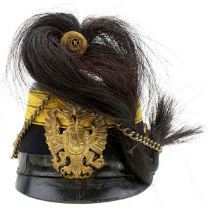 AN AUSTRIAN OFFICER'S SHAKO,