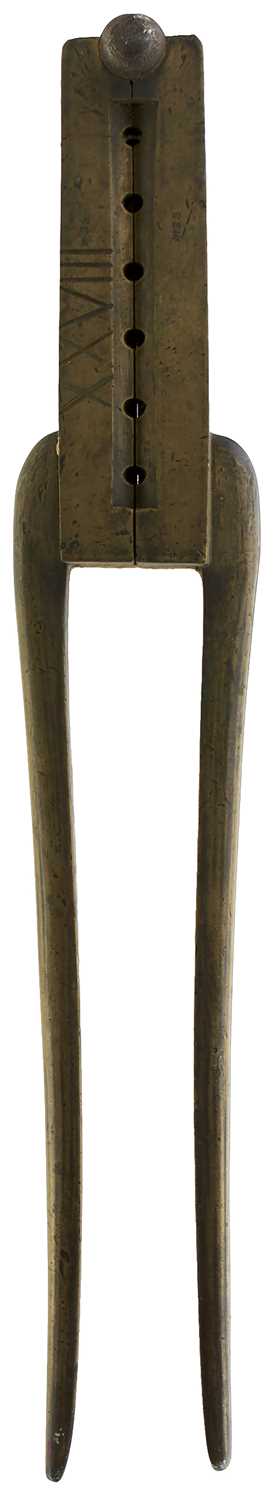 A LARGE BRASS GANG MOULD,