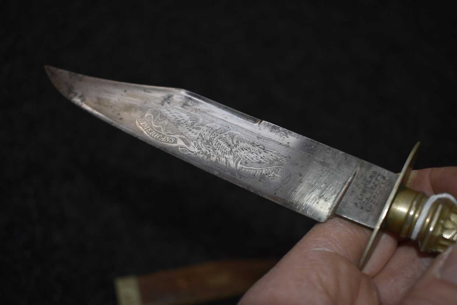 A BOWIE KNIFE BY LINGARD, - Image 5 of 9