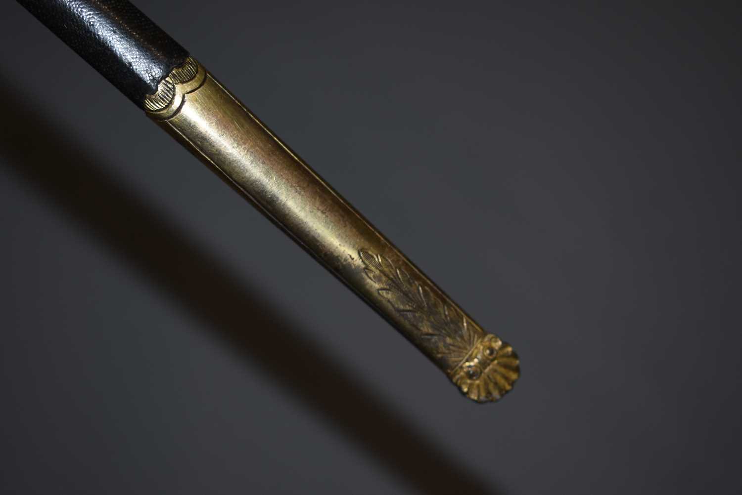 AN ORNATELY MOUNTED GEORGIAN NAVAL OFFICER'S SWORD, - Image 18 of 18