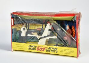 Gilbert, James Bond Action Set 3, England, plastic, blister part. damaged, otherwise C 1