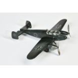 Tippco, airplane ME 110 Mickey Mouse, Germany pw, 27x37 cm, tin, paint d., cw defective, C 2