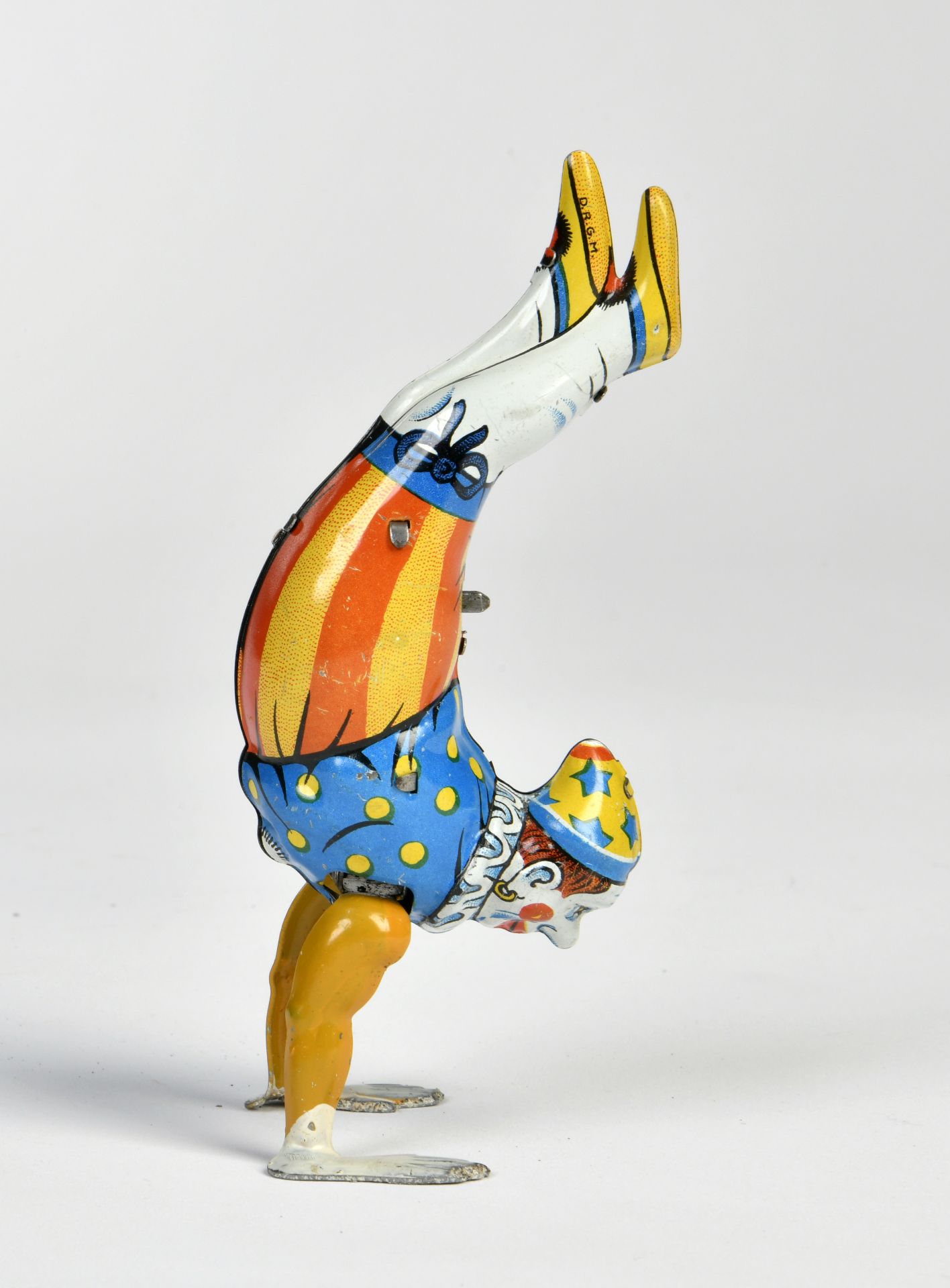Köhler, Handstand Clown, US Z. Germany, 14 cm, tin, cw ok, min. paint d., C 1-2 - Image 2 of 2