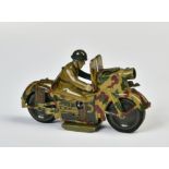 Military motorcycle, Germany pw, 15 cm, tin, cw ok, C 1-