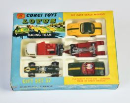 Corgi Toys, Lotus Racing Team Gift Set 37, Great Britain, 1:43, box, C 1