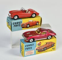 Corgi Toys, 310 Chevrolet Corvette Sting Ray & 302 MGA, Great Britain, 1:43, box, C 1/1-