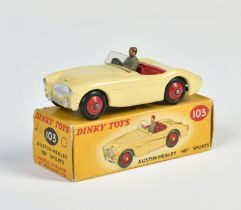 Dinky Toys, Austin Healey 100, England, 1:43, diecast, box C 2+, C 1