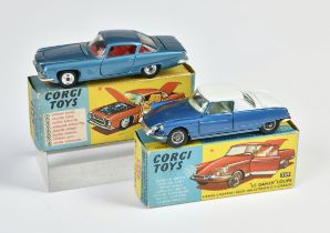 Corgi Toys, Ghia L.6.4 & 259 Le Dandy Coupe, Great Britain, 1:43, box C 1-, C 1-