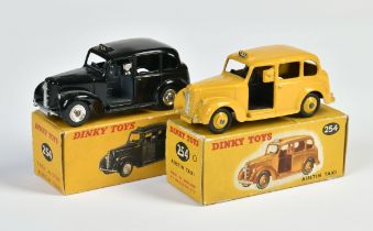 Dinky Toys, 2x Austin Taxi