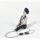 Günthermann, sailor "Oregon" climbing figure, Germany pw, 20 cm, tin, paint d.