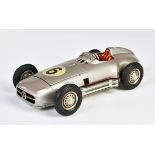 JNF, racing car "Solo", W.-Germany, 26 cm, tin, drive not checked, paint d., C 2-3