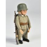 Schuco, soldier, Germany pw, 13 cm, mixed constr., cw ok, part. self constructed, C 1-