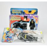 Batman motorcycle & Batman figure, Taiwan, China, 24-26 cm, plastic, box, C 1-2