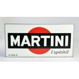 Martini, tin sign, Paris, 66x33 cm, C 1-2