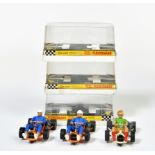 Fleischmann, 3x racing Go Kart, W.-Germany, box, C 1-2