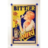 Poster, Bitter Astrid, Art Nouveau, lithographed, around 1910, monogrammed: CN, print: Affiches d´