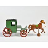Carriage, pw, 21 cm, tin, without drive, handpainted