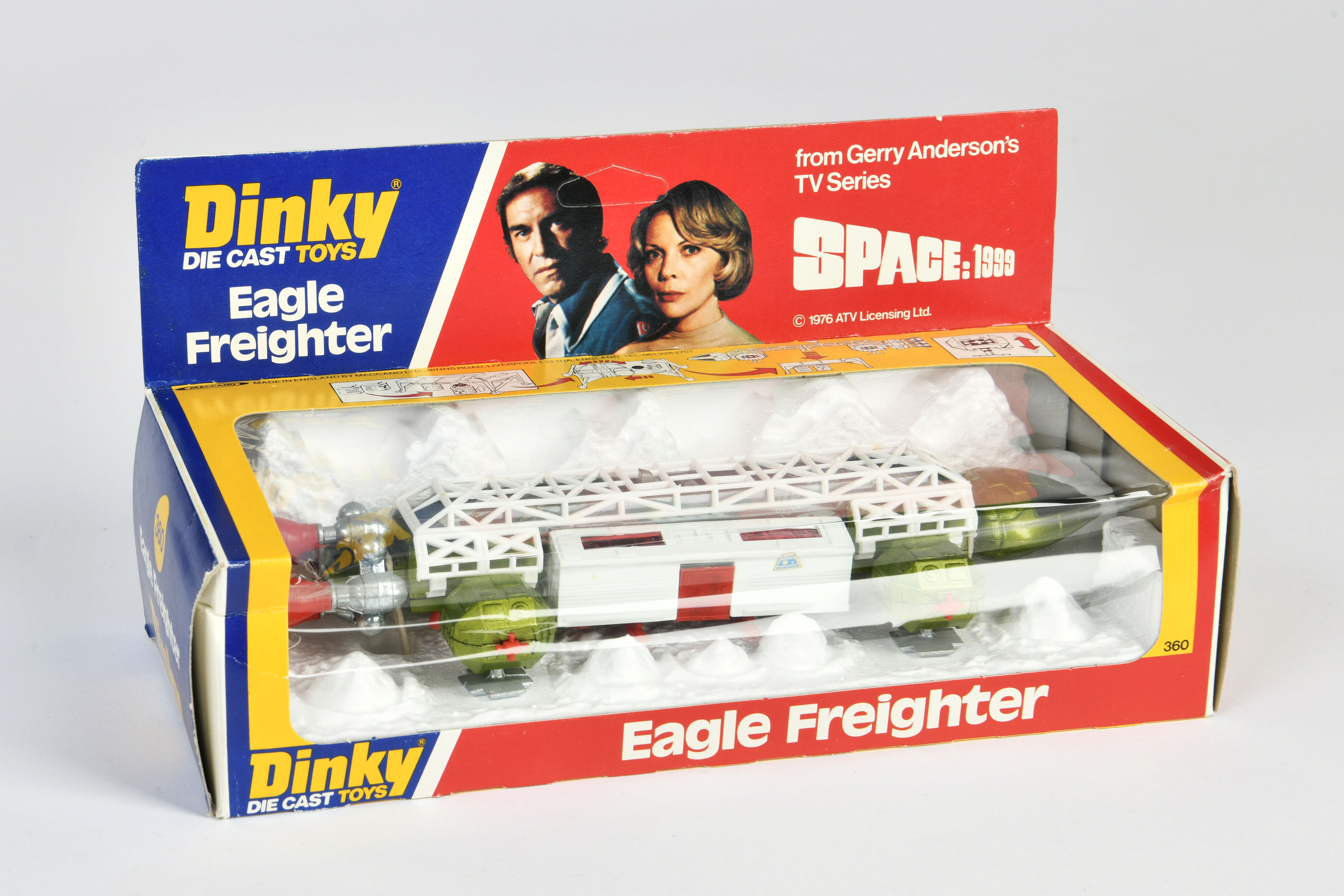 Dinky Toys, 360 Eagle Freighter, green/white, box C 1, C 1