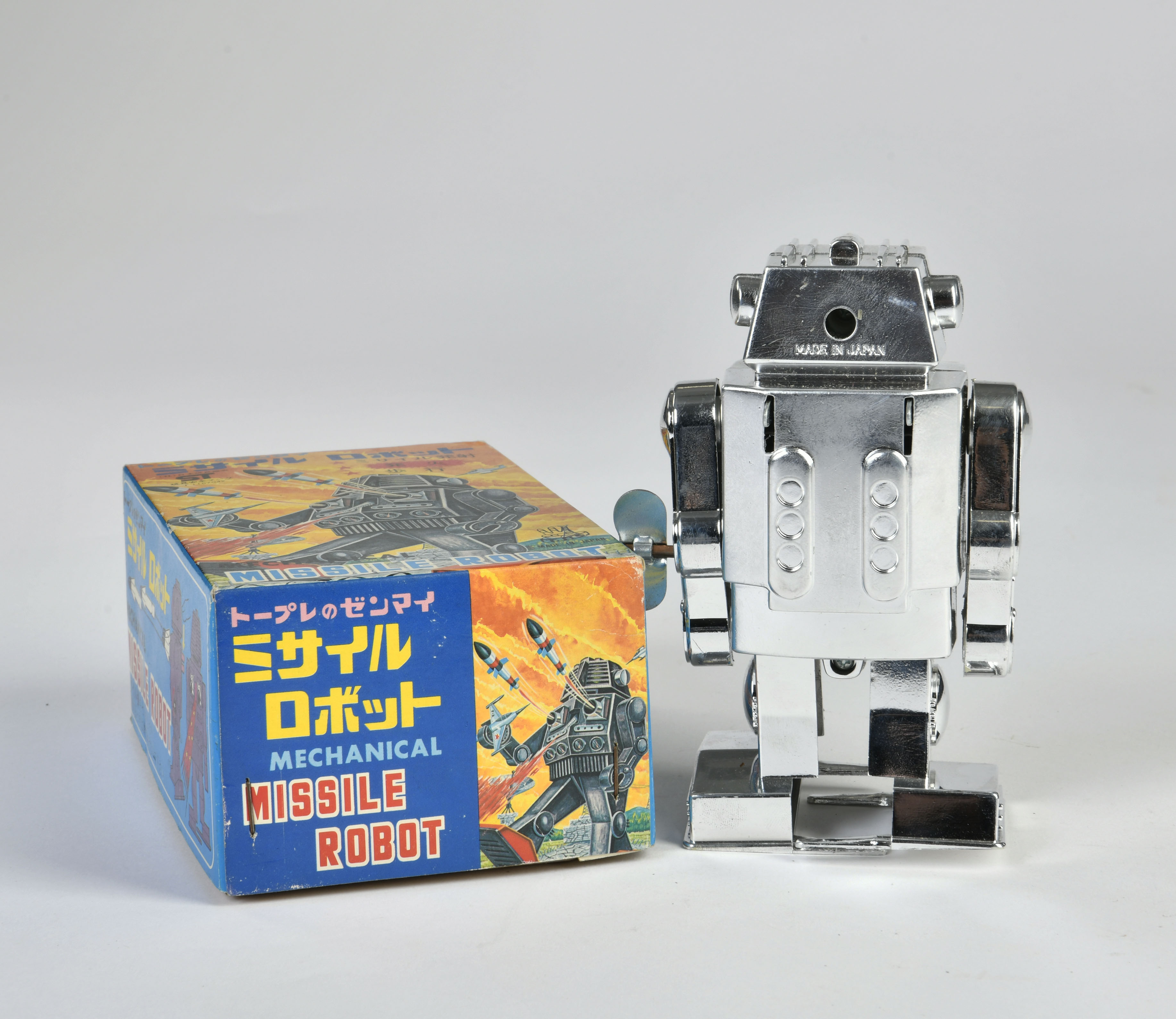 TPS, Missile Robot, Japan, 14 cm, plastic, cw defective & function ok, box, C 1 - Image 2 of 2