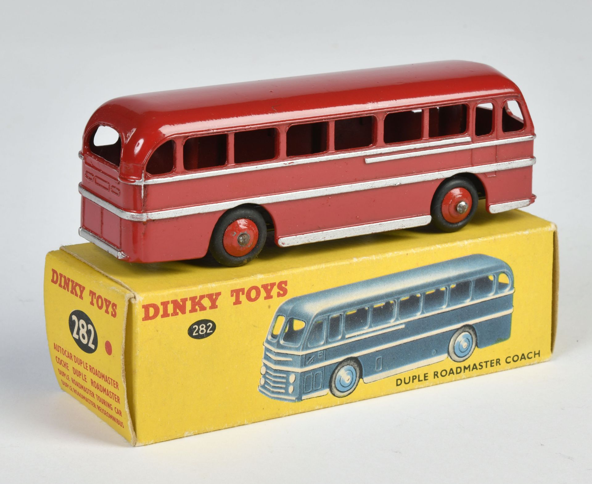 Dinky Toys, 282 Duple Roadmaster, red, England, 1:43, diecast, box C 1, C 1 - Image 2 of 2